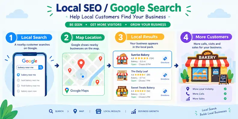 Local Seo Helping A Small Business Appear In Nearby Search Results
