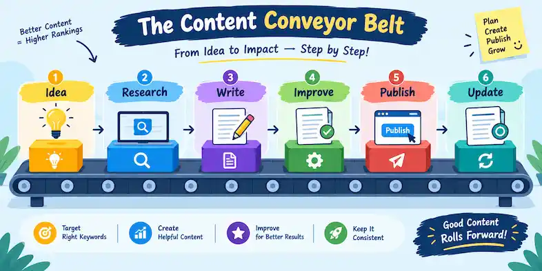 Seo Content Workflow From Idea And Research To Publishing And Updating