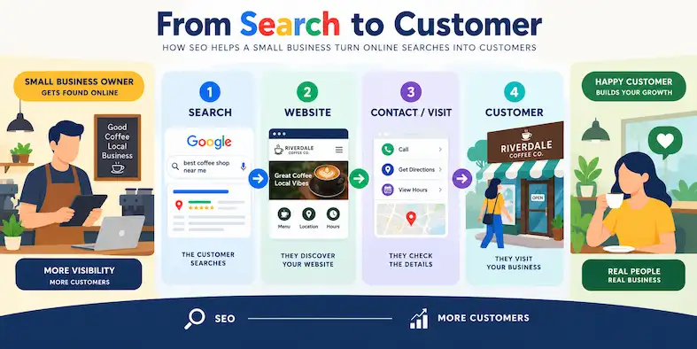 How Seo Helps A Small Business Turn Online Searches Into Customers